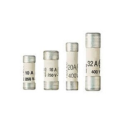 FUSIBLE CILINDRICO 10x38MM. 6A.